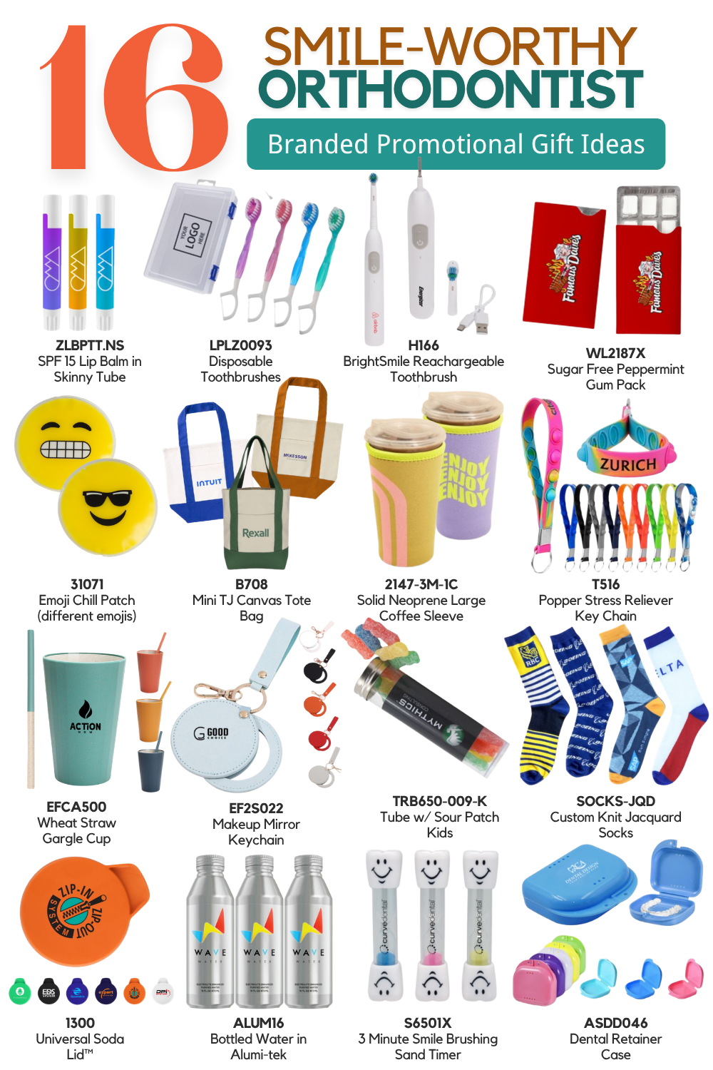 16 Smile worthy Orthodontist Promotional Gift Ideas