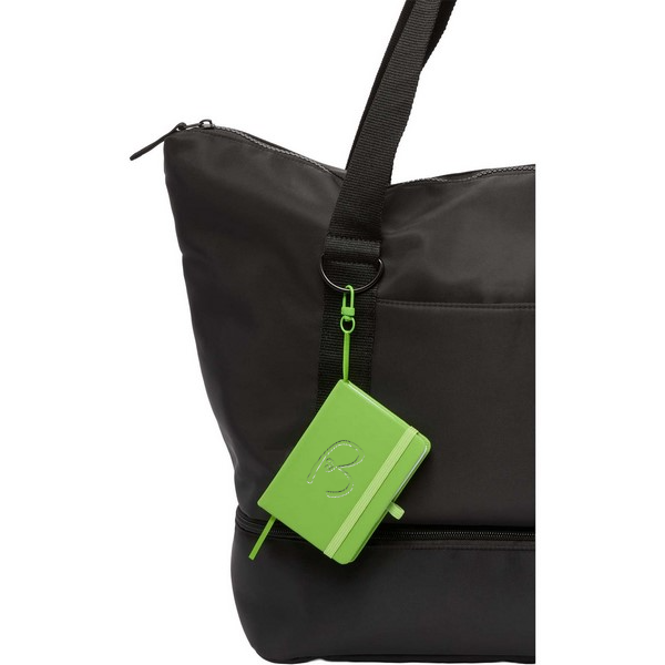 New Hire Onboarding Kit Ideas for Logistics Companies to give away with the Safety Handbook: Mini Recycled Notebook w/ Clip