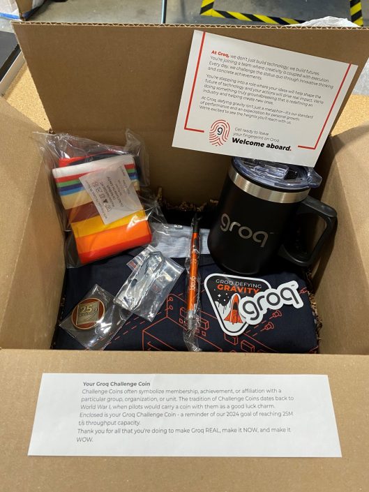 New Hire Swag to be mailed